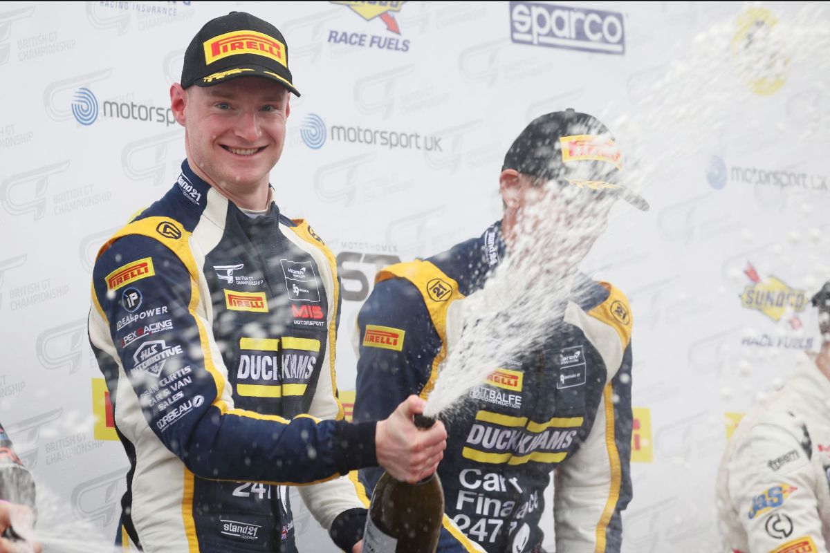 Double delight for Duckhams at Oulton Park on British GT debut