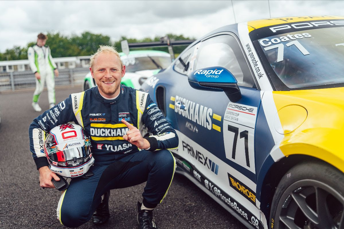 Double podium delight for Duckhams Yuasa Racing and Max Coates at Thruxton