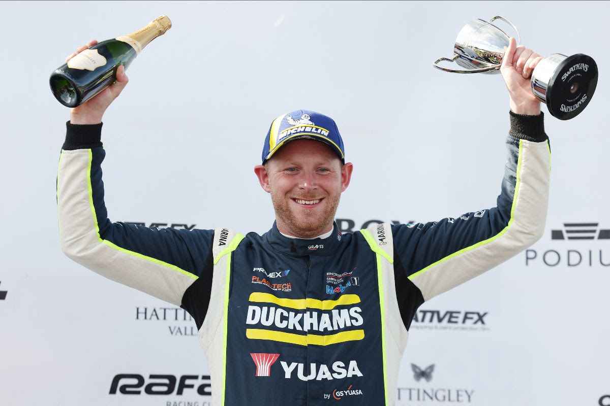 Victory on home soil for Max Coates and Duckhams Yuasa Racing